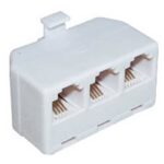 ADAPTOR Τηλεφωνικό 6P4C Αρσενικό σε 3 Θηλυκά COMP