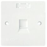 Πρόσοψη Πρίζας Δικτύου 1P 86X86 με JACK CAT 5e FTP 65401154 KRONE
