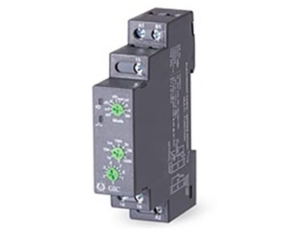 Χρονικό RELAY Ράγας 10 Λειτουργιών 1C/O 12-240VAC/DC 1CMDT0 GIC