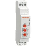 Χρονικό RELAY Ράγας 10 Λειτουργιών 1C/O 12-240VAC/DC RS-TM14 RELETEK