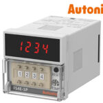 Χρονικό RELAY Πίνακος 8P Ψηφιακό LCD SIGNAL PNP/NPN 1C/O 48X48 100-240VAC FS4E-1P4 AUTONICS