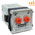 Χρονικό RELAY Πίνακος 8P Ασύμμετρο ΦΛΑΣΕΡ 2C/O 48X48 20-240VAC/DC 55XC-P8-G SELEC