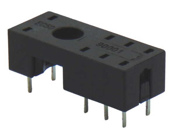 ΒΑΣΗ PCB 2P ΓΙΑ RELAY MINI ΜΑΥΡΗ EC50 ERSCE