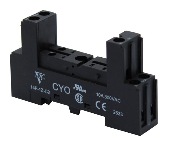 ΒΑΣΗ ΡΑΓΑΣ 1P ΓΙΑ RELAY MINI ΜΑΥΡΗ CSR-S35F2 (14F-1Z-C2) CYO