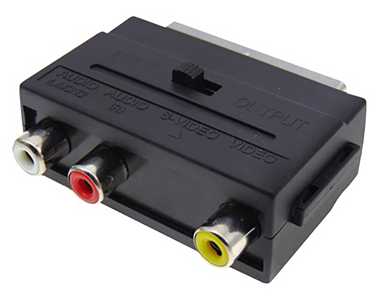 01.079.0005 ADAPTOR SCART-3RCA+SWITCH A8008 LZ - Image 1