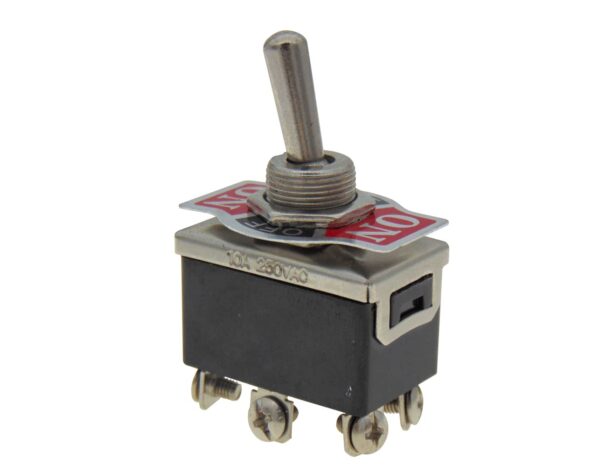 ΔΙΑΚΟΠΤΗΣ TOGGLE ON-OFF-ON ΔΙΠΟΛΙΚΟΣ 6P 10A/250V KN3C-203A-A3 LZ