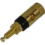 Μπόρνα Απλή Μεταλλική Επίχρυση 20mm Μαύρη BI-3620G(362G) ULTIMAX