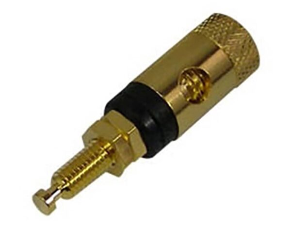 Μπόρνα Απλή Μεταλλική Επίχρυση 20mm Μαύρη BI-3620G(362G) ULTIMAX