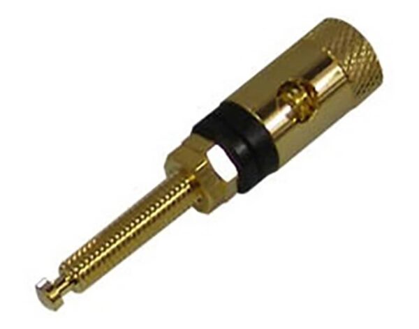 Μπόρνα Απλή Μεταλλική Επίχρυση 30mm Μαύρη BI-3630G(363G) ULTIMAX
