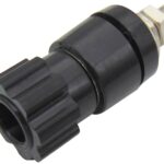 ΜΠΟΡΝΑ ΑΠΛΗ ΝΙΚΕΛ 42mm/Φ4/30Α ΒΑΚΕΛΙΤΗ ΜΑΥΡΗ JT-6132 JKG