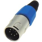 CANON Καλωδίου 5P Αρσενικό Μπλε MI6045 ULTIMAX