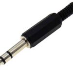 ΚΑΡΦΙ STEREO 6.3mm² ΠΛΑΣΤΙΚΟ ΝΙΚΕΛ ΜΑΥΡΟ JT3065 JKG