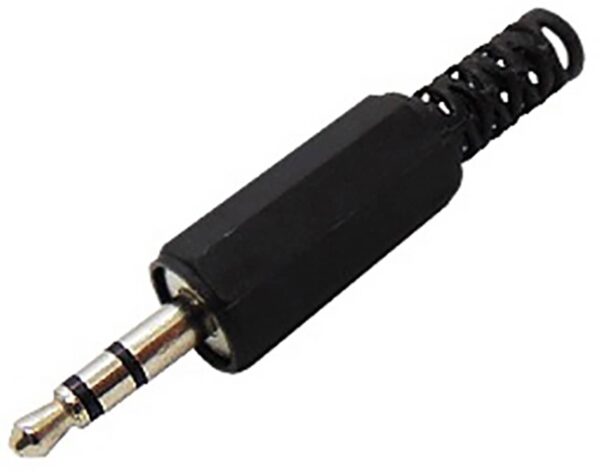 ΚΑΡΦΙ STEREO 3.5mm² ΠΛΑΣΤΙΚΟ ΜΑΥΡΟ JT3002B JKG