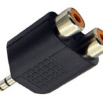ADAPTOR AUDIO 3.5mm STEREO σε 2 RCA Θηλυκά JT-3189A JKG