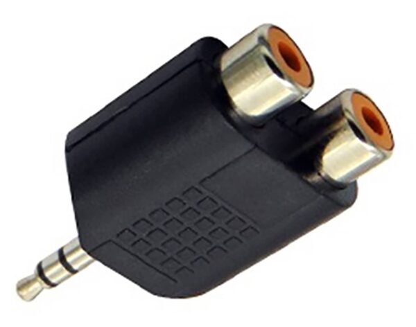 ADAPTOR AUDIO 3.5mm STEREO ΣΕ 2 RCA ΘΗΛΥΚΑ JT-3189A JKG