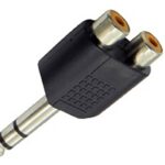 ADAPTOR AUDIO 6.3mm STEREO ΣΕ 2 RCA ΘΗΛΥΚΑ JT-3196 JKG