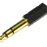 ADAPTOR AUDIO 6.3mm STEREO ΣΕ 3.5mm STEREO ΘΗΛΥΚΟ ΕΠΙΧΡΥΣΟ AV-RA19G LANCOM