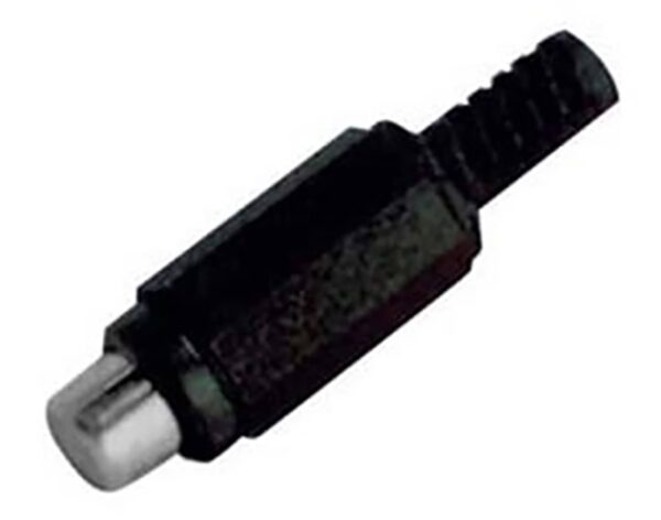 RCA ΘΗΛΥΚΟ ΚΑΛΩΔΙΟΥ ID5mm ΝΙΚΕΛ ΠΛΑΣΤΙΚΟ ΜΑΥΡΟ RJ228N ULTIMAX