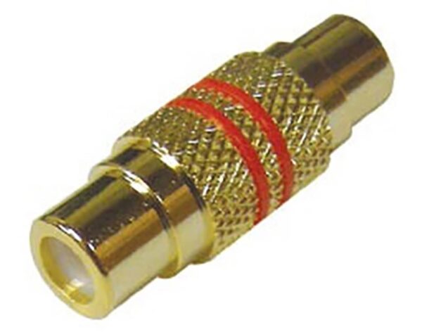 RCA ADAPTOR ΘΗΛΥΚΟ ΣΕ RCA ΘΗΛΥΚΟ ΕΠΙΧΡΥΣΟ ΚΟΚΚΙΝΟ LZ527 (AD089B) LZ