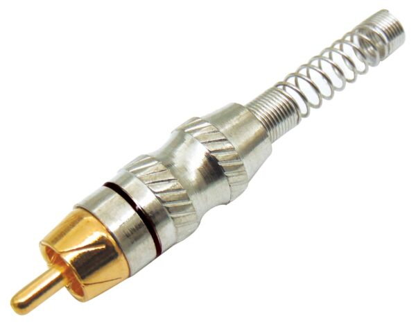 RCA ΑΡΣΕΝΙΚΟ ΚΑΛΩΔΙΟΥ ID8mm ΕΠΙΧΡΥΣΟ ΜΑΥΡΟ RP061B LANCOM
