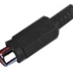 RCA ΘΗΛΥΚΟ ΚΑΛΩΔΙΟΥ ID5mm ΝΙΚΕΛ ΠΛΑΣΤΙΚΟ ΜΑΥΡΟ RP006 LZ