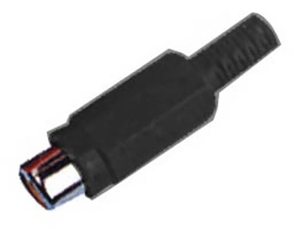 RCA ΘΗΛΥΚΟ ΚΑΛΩΔΙΟΥ ID5mm ΝΙΚΕΛ ΠΛΑΣΤΙΚΟ ΜΑΥΡΟ RP006 LZ