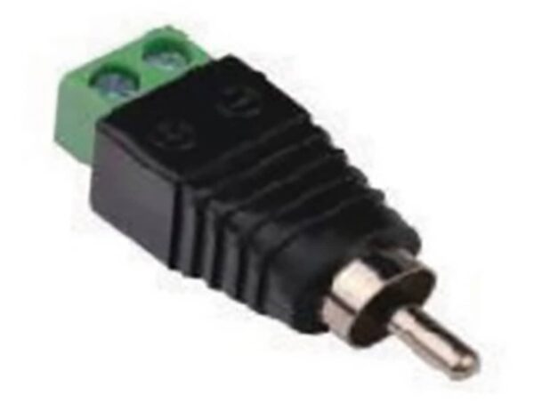 RCA ADAPTOR ΑΡΣΕΝΙΚΟ ΣΕ ΚΛΕΜΑ 2P COAX JT-1269 JKG