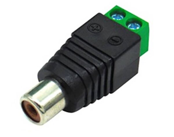 RCA ADAPTOR ΘΗΛΥΚΟ ΣΕ ΚΛΕΜΑ 2P JT-1270 JKG