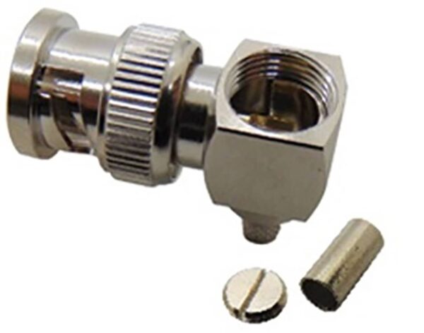 BNC Αρσενικό CRIMP RG58 Γωνιακό με Βίδα V7005SA/AX ULTIMAX