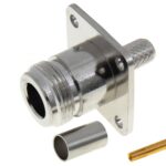 N Θηλυκό Σασί CRIMP RG59 4 Οπών TEFLON V7311BT ULTIMAX