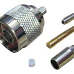 N Αρσενικό CRIMP RG58 REVERSE TEFLON V7301RPA ULTIMAX