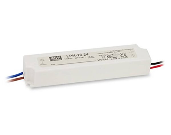 Τροφοδοτικό LED 18W/12VDC/1.5A IP67 LPH-18-12 MEAN WELL