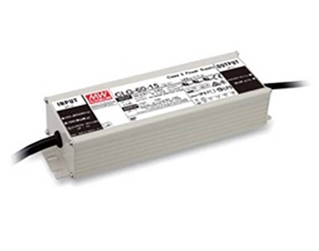 01.125.0064 Τροφοδοτικό LED 60W/12VDC/5A PFC IP67 CLG-60-12 MEAN WELL - Image 1