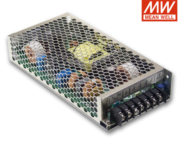 Τροφοδοτικό 200.4W/12VDC/16.7A PFC LOW PROFILE HRP-200-12 MEAN WELL