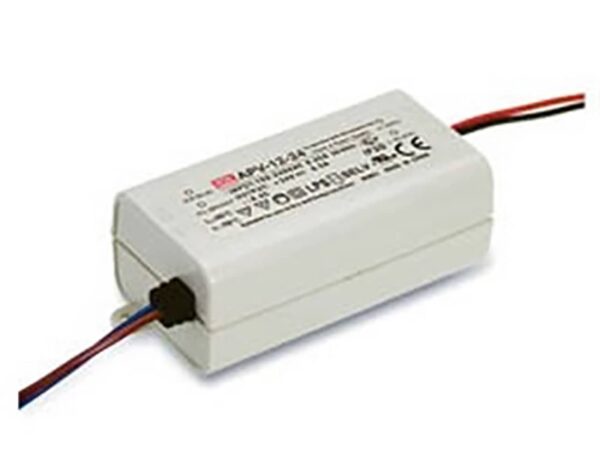 Τροφοδοτικό LED 12W/12VDC/1A IP42 APV-12-12 MEAN WELL
