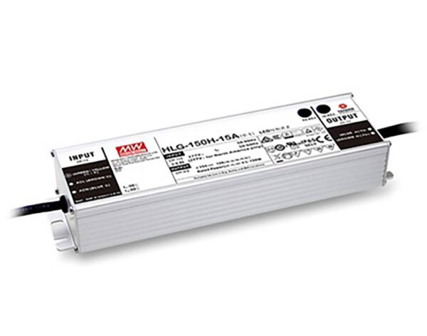 Τροφοδοτικό LED 150W/12VDC/12.5A PFC IP67 DIMMABLE HLG-150H-12B MEAN WELL