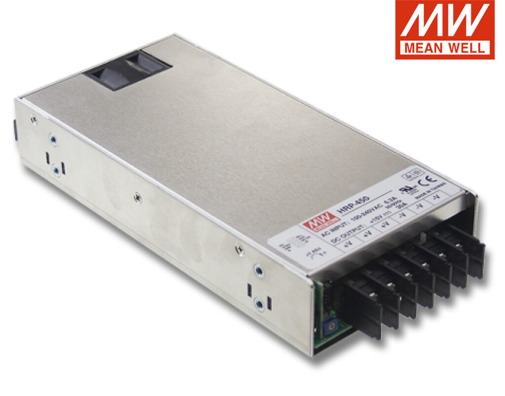 01.125.0187 Τροφοδοτικό 450W/12VDC/37.5A PFC LOW PROFILE HRP-450-12 MEAN WELL - Image 1