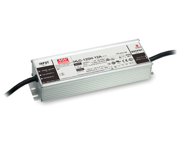 Τροφοδοτικό LED 120W/12VDC/10A PFC IP65 HLG-120H-12A MEAN WELL