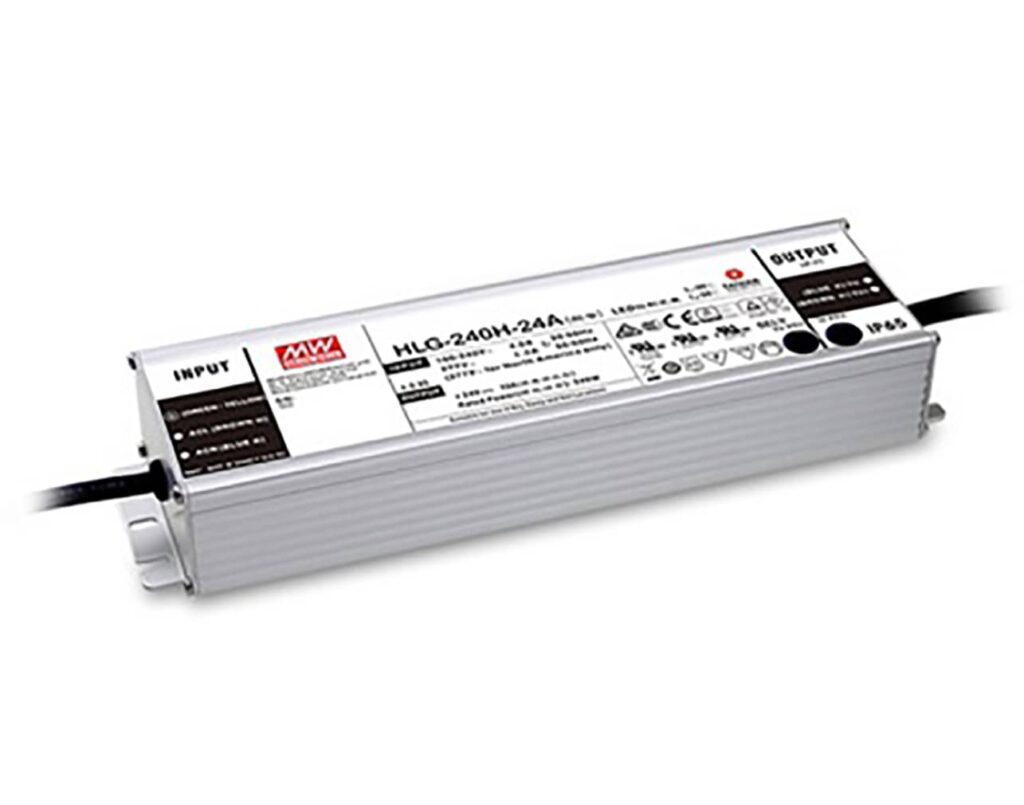 01.125.0247 Τροφοδοτικό LED 240W/24VDC/10A PFC IP67 HLG-240H-24 MEAN WELL - Image 1
