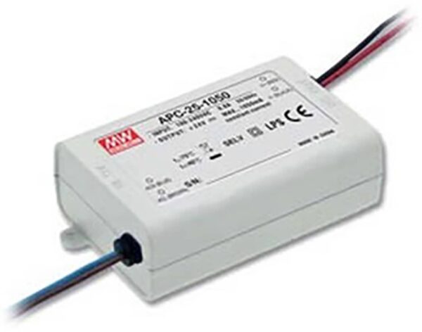 Τροφοδοτικό LED 25.2W/15-50VDC/500mA IP42 APC-25-500 MEAN WELL