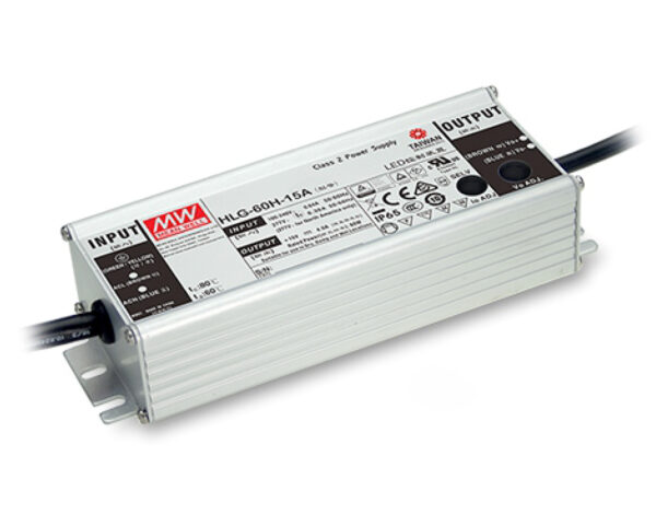 Τροφοδοτικό LED 61.2W/36VDC/1.7A PFC IP65 HLG-60H-36A MEAN WELL