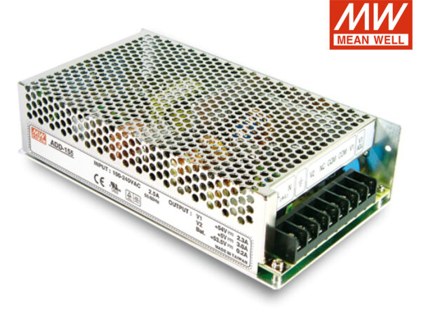 Τροφοδοτικό 149.9W/54VDC/5VDC PFC DUAL OUTPUT με Φορτιστή Μπαταρίας (UPS) ADD-155C MEAN WELL