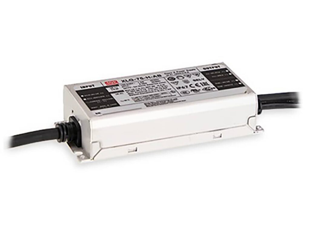 01.125.0476 Τροφοδοτικό LED 74.4W/24VDC/3.1A PFC IP67 XLG-75-24-A MEAN WELL - Image 1