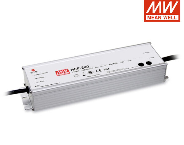 Τροφοδοτικό 240W/48VDC/5A PFC IP65 HEP-240-48A MEAN WELL