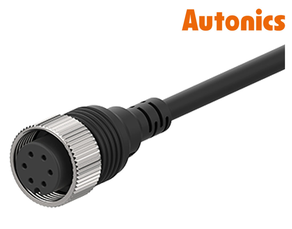 01.126.0112 CONNECTOR 6 Καλωδίων 2m PVC Ίσιος CID6S-2 AUTONICS - Image 1