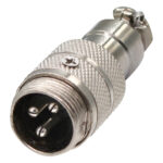 CONNECTOR ΜΙΚΡΟΦΩΝΟΥ ΚΑΛΩΔΙΟΥ 3P ΑΡΣΕΝΙΚΟ GX16-01 WAN