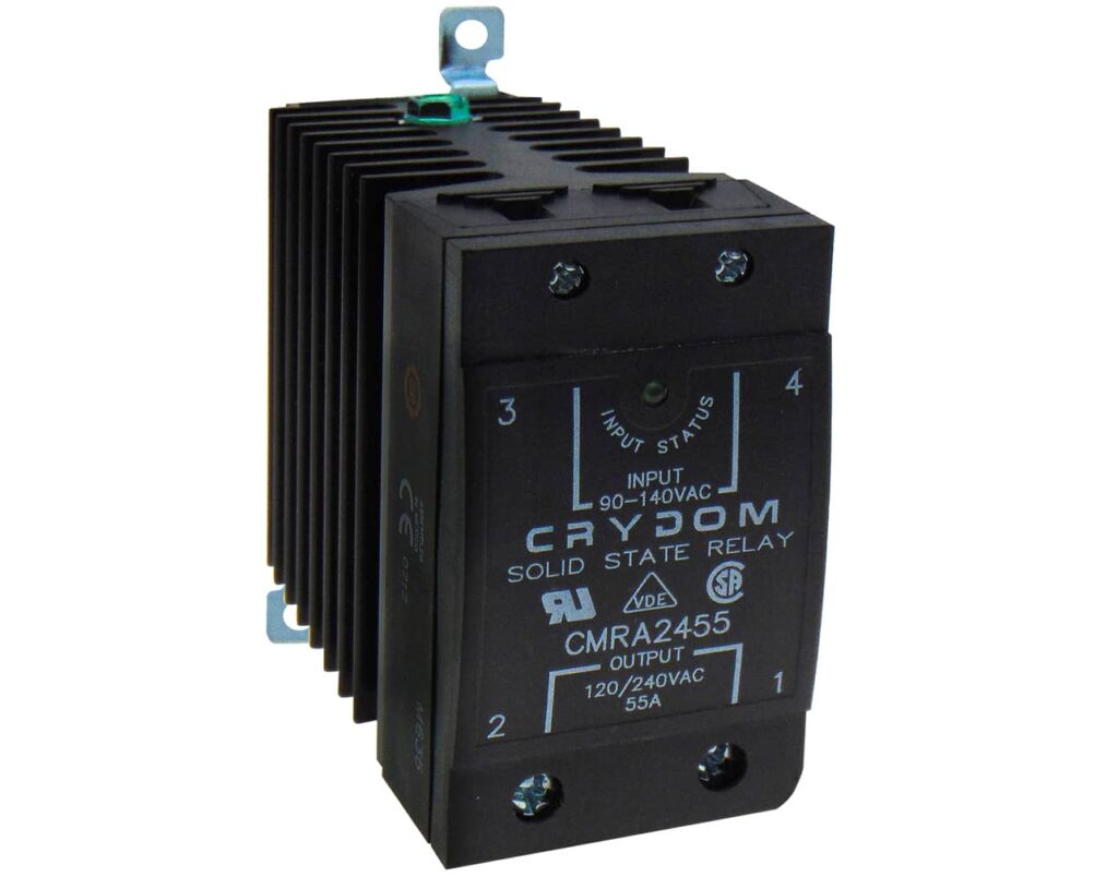 01.162.0014 RELAY SOLID STATE Ράγας 55A 90-140VAC INPUT CMRA2455 CRYDOM - Image 1