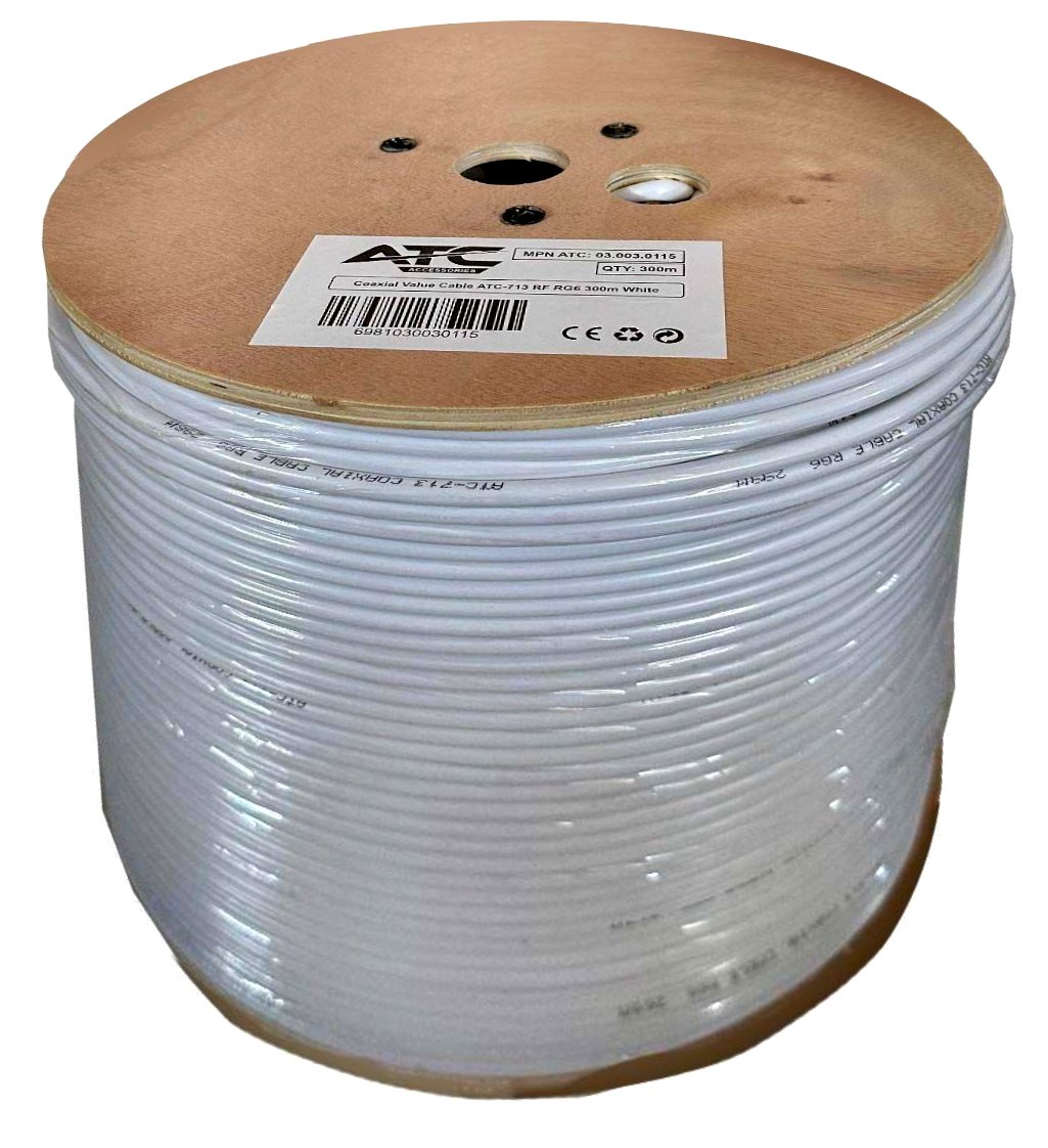 01_1__1_3 Στροφείο RF 713 Value RG6 300m Ξύλινο - Image 1