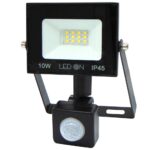 Προβολέας LED 10W 220-240VAC 800LM 6500K DAY LIGHT με Αισθητήρα RLX