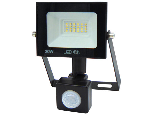 Προβολέας LED 20W 220-240VAC 1600LM 6500K DAY LIGHT με Αισθητήρα RLX
